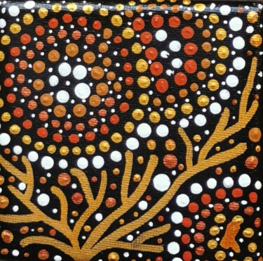 Peinture intitulée "A Doré" par Isabelle Courbin, Œuvre d'art originale, Acrylique Monté sur Châssis en bois