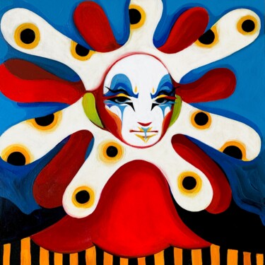 Painting titled "Flower 2" by Dmitrii Filimonov, Original Artwork, Oil