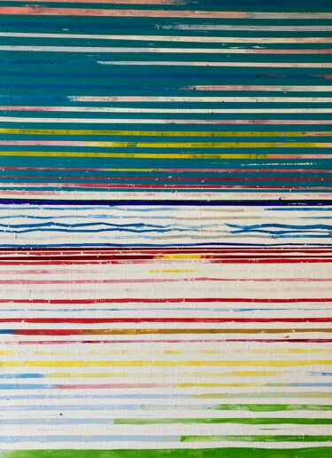 Painting titled "Puesta de sol" by Jose Ramon Campomanes Alvarez, Original Artwork, Oil Mounted on Wood Stretcher frame