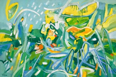 Painting titled "After the rain" by Tung Duc Pham, Original Artwork, Acrylic