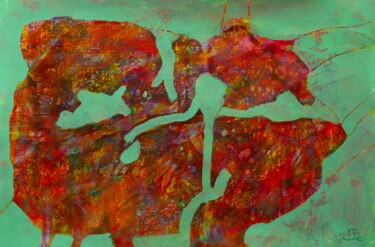 Peinture intitulée "Troilus" par Philippe Casaubon, Œuvre d'art originale, Huile