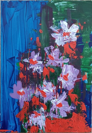 "Rainy" başlıklı Tablo Ebru Süsoy Şimşek tarafından, Orijinal sanat, Akrilik