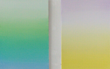 Painting titled "Dawn & Dusk" by Petr Johan Marek, Original Artwork, Oil Mounted on Wood Stretcher frame