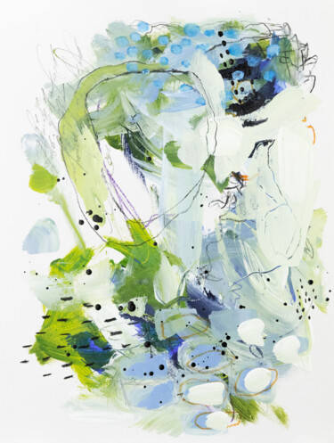 Quelle belle journée! Peinture intitulée "Quelle belle journé…" par Chantal Proulx, Œuvre d'art originale, Acrylique