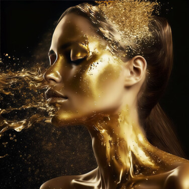 数字艺术 标题为“Splash 3” 由Jean Luc Michon, 原创艺术品, AI生成的图像