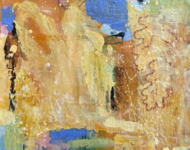 Painting titled "Where Are You" by Tetiana Mokrik, Original Artwork, Acrylic