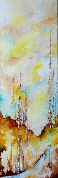 Peinture intitulée "Verticalité" par Jean Jourdan, Œuvre d'art originale, Acrylique