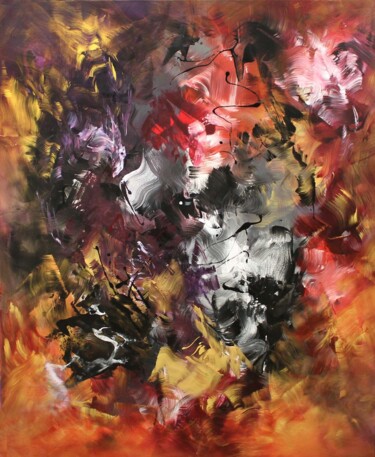 Painting titled "The World To Come" by Paresh Nrshinga F R S A, Original Artwork, Acrylic