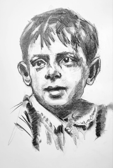 Dessin intitulée "Phillipe" par Jean-Pierre Emond, Œuvre d'art originale, Graphite