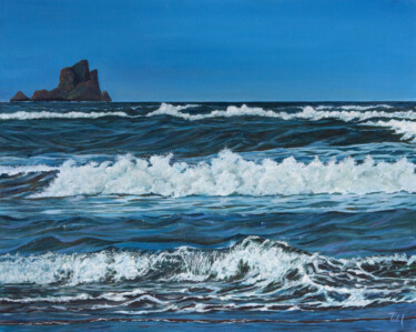 Peinture intitulée "Olor a Sal" par Isabel Robledo, Œuvre d'art originale, Huile