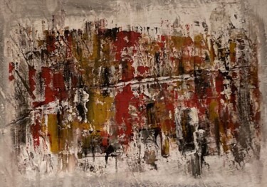 Painting titled "Despues de la nevada" by Patricia Mc Alister, Original Artwork, Acrylic