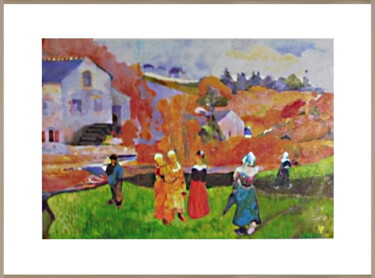 数字艺术 标题为“Hp5...58x43peinture…” 由Laurent Pradat, 原创艺术品, 数字油画