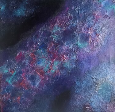 Embers on blackened surface Collages titled "Embers on blackened…" by Lynda Rosemarie Stevens, Original Artwork, Collages