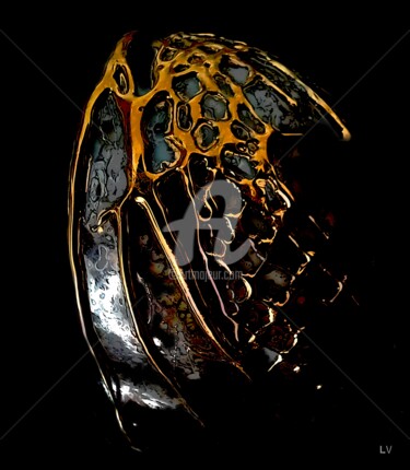 Digital Arts titled "Abstract Porcelain…" by Vincent Litoux, Original Artwork, Photo Montage