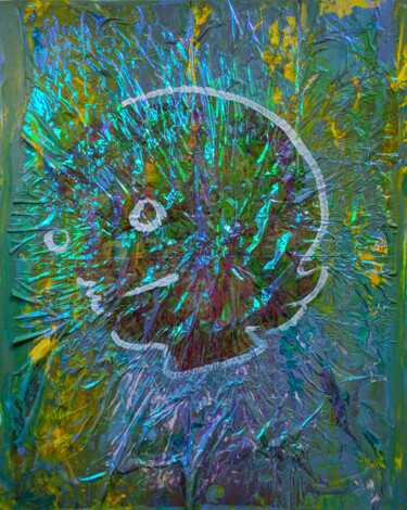 Sally's Portrait 绘画 标题为“Sally's Portrait” 由Oberlin The Artist, 原创艺术品, 丙烯