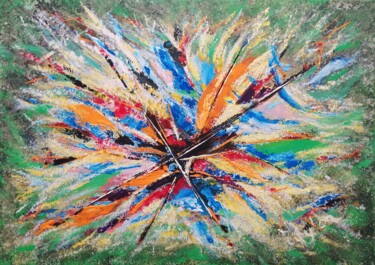 Peinture intitulée "Sans titre 12" par Myriam Gylon, Œuvre d'art originale, Acrylique Monté sur Châssis en bois