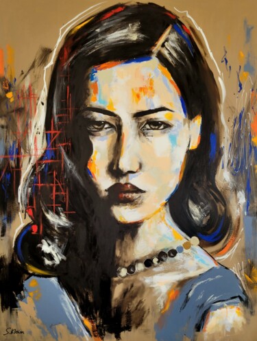 Peinture intitulée "Sen" par Sébastien Klein, Œuvre d'art originale, Huile Monté sur Châssis en bois