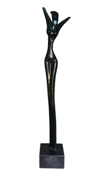 Sculpture intitulée "L'éveil" par Gérard Taillandier, Œuvre d'art originale, Bronze