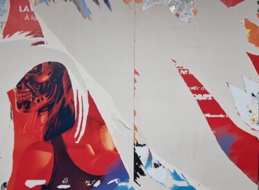 Sans titre N86 Painting titled "Sans titre N86" by Alban Fréneau, Original Artwork, Collages