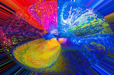 Arts numériques intitulée "Your world" par Gaudi .C, Œuvre d'art originale, Travail numérique 2D