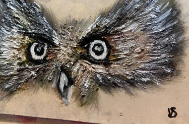 Schilderij getiteld "Observer" door Val' Sagnier, Origineel Kunstwerk, Acryl