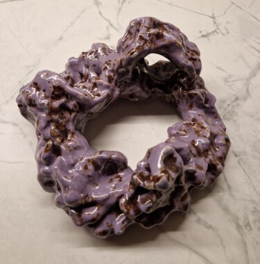 Sculpture titled "Scultura ceramica -…" by Renzo De Liberali, Original Artwork, Ceramics