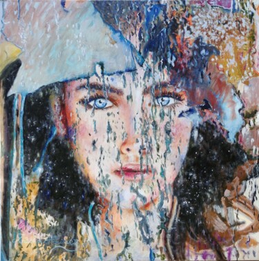 「Introspection」というタイトルの絵画 Ronald Houriezによって, オリジナルのアートワーク, オイル