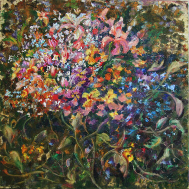 Peinture intitulée "Far corner of the C…" par Tatyana Pchelnikova, Œuvre d'art originale, Huile Monté sur Châssis en bois