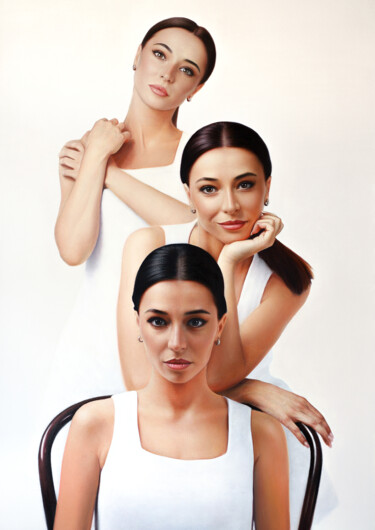 제목이 "Faces of personality"인 미술작품 Dmytro Bryzhak로, 원작, 기름