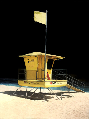 Peinture intitulée ""LEM" quelque part…" par Franck Lloberes, Œuvre d'art originale, Acrylique Monté sur Châssis en bois