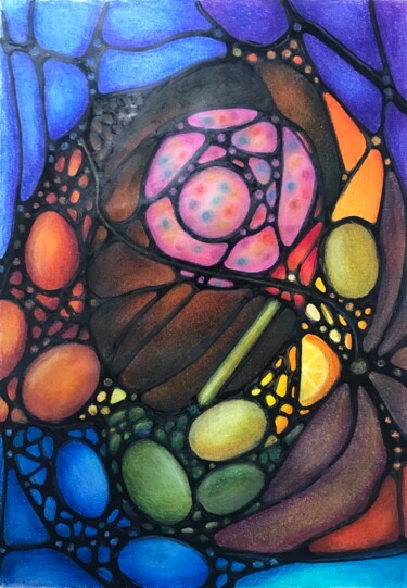 제목이 "Easter (Пасха)"인 그림 Nina Samosudova로, 원작, 장편