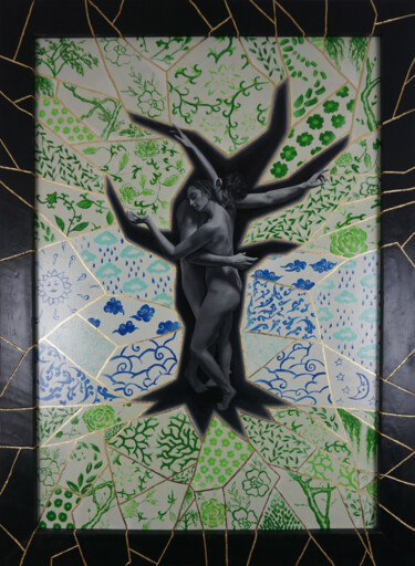 绘画 标题为“Frammenti ritrovati” 由Victor Tampei, 原创艺术品, 油