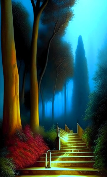 Digital Arts titled "BEAUTIFUL BAROQUE S…" by Mahesh Tolani, Original Artwork, Digital Painting
