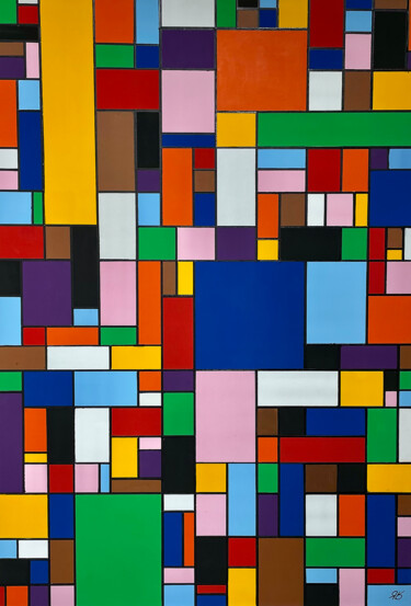 Peinture intitulée "G-Multivers  #1" par Rodrod, Œuvre d'art originale, Acrylique