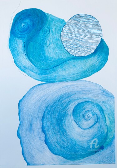 Ninna Nanna Dessin intitulée "Ninna Nanna" par Abstractart.Style, Œuvre d'art originale, Crayon