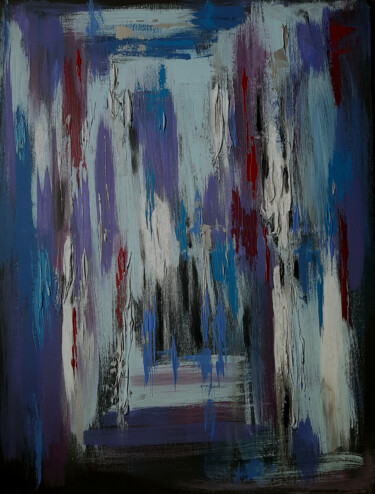 Dreams, Variation #22-07 Painting titled "Dreams, Variation #…" by Julia Leon, Original Artwork, Acrylic Mounted on Wood Stretcher frame