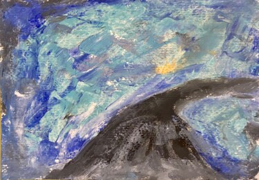 绘画 标题为“Autostrada nel cielo” 由Mario Pratesi, 原创艺术品, 油