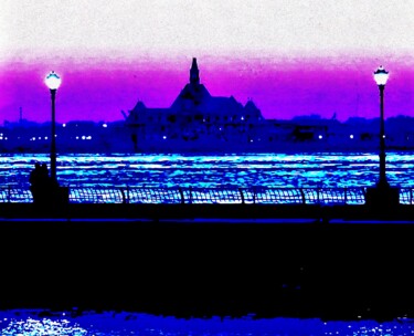 Fotografía titulada "Moods of Sunset 2a9a" por Ken Lerner, Obra de arte original, Fotografía digital