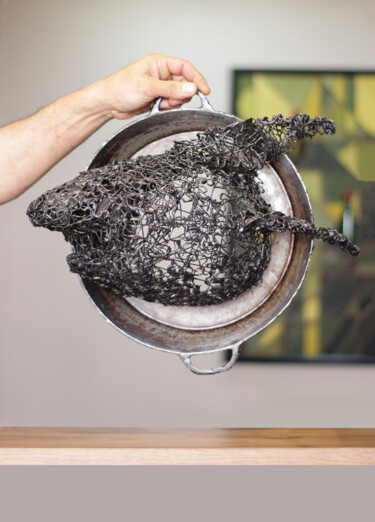 Fantasy 24x44x39cm 3.6kg Iron 2022 雕塑 标题为“Fantasy 24x44x39cm…” 由Karen Axikyan, 原创艺术品, 金属