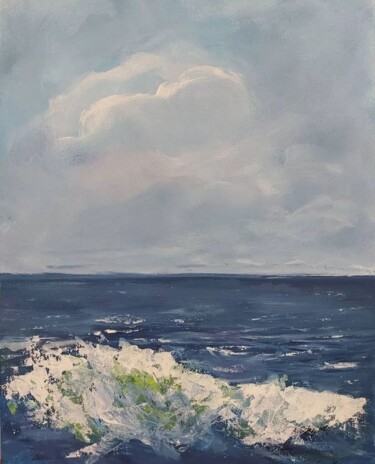 Sound of the sea Peinture intitulée "Sound of the sea" par Angelika Scheibler, Œuvre d'art originale, Acrylique