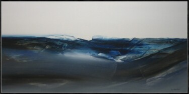 제목이 "ICEBERG"인 미술작품 Jean Claude Barthel로, 원작, 기름 나무 들것 프레임에 장착됨