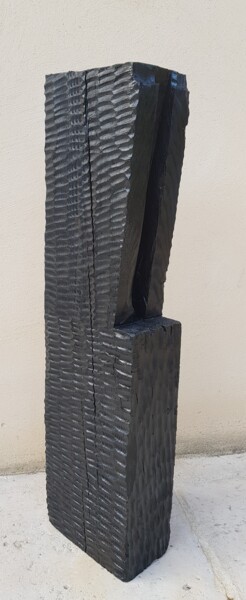 Totem II Sculptuur getiteld "Totem II" door Annbo, Origineel Kunstwerk, Hout