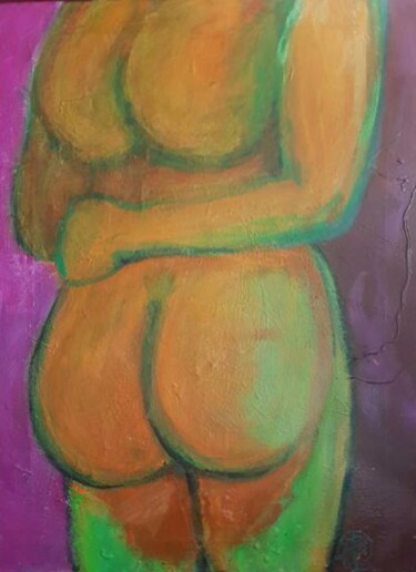 Pittura intitolato "Verdrehte Ansicht" da Anja Busczynsky (art-AB), Opera d'arte originale, Acrilico
