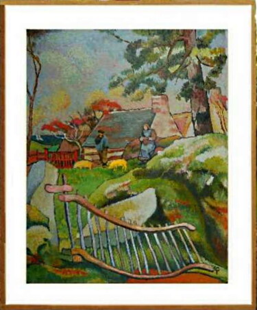 数字艺术 标题为“Hp10...39x47peintur…” 由Laurent Pradat, 原创艺术品, 数字油画
