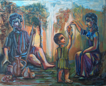 제목이 "Vintage"인 미술작품 Levan Goglidze로, 원작, 기름