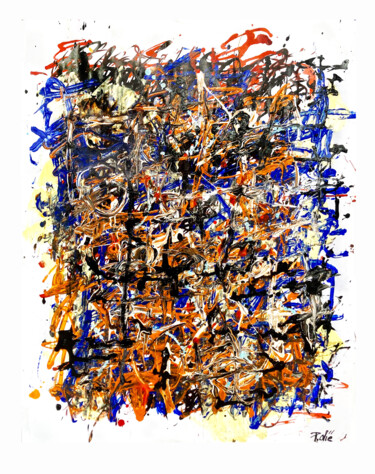 Painting titled "Mixed media hot" by Pierre Olié, Original Artwork, Acrylic