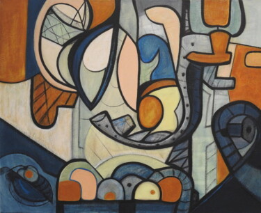 Painting titled "CHAOS THEORY" by Stephen Lucas, Original Artwork, Acrylic Mounted on Wood Stretcher frame
