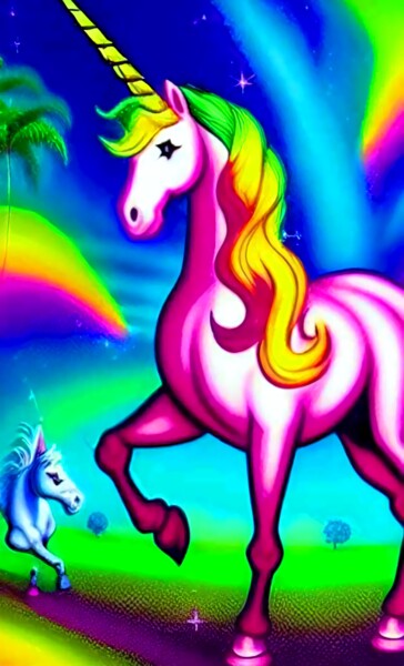 Digital Arts titled "LEGENDARY CREATURE…" by Mahesh Tolani, Original Artwork, Digital Painting