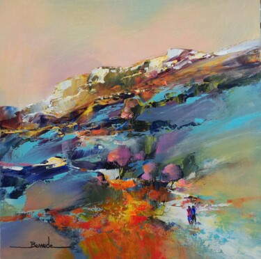 Ballade automnale 2 Peinture intitulée "Ballade automnale 2" par Christian Bessede, Œuvre d'art originale, Acrylique Monté sur Autre panneau rig…