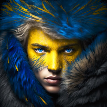 Digital Arts titled "Mr Wolf 2" by Jean Luc Michon, Original Artwork, AI generated image